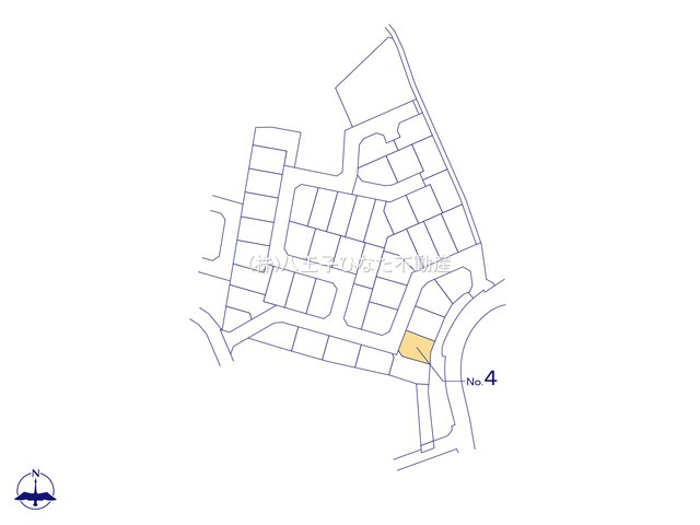 『八王子市土地』八王子市中山500【仲介手数料無料】の区画図