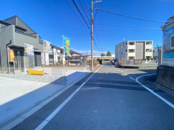 祝　成約済み　八王子市　大谷町　新築戸建て　６期の前面道路含む現地写真|～仲介手数料無料☆八王子ひなた不動産～　八王子市大谷町　新築戸建て