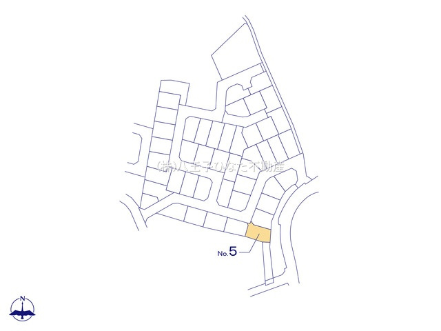 『八王子市土地』八王子市中山500【仲介手数料無料】の区画図|～仲介手数料無料☆八王子ひなた不動産～八王子市中山　売地