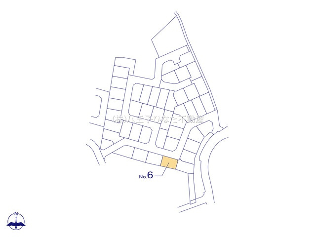 『八王子市土地』八王子市中山500【仲介手数料無料】の区画図|～仲介手数料無料☆八王子ひなた不動産～八王子市中山　売地