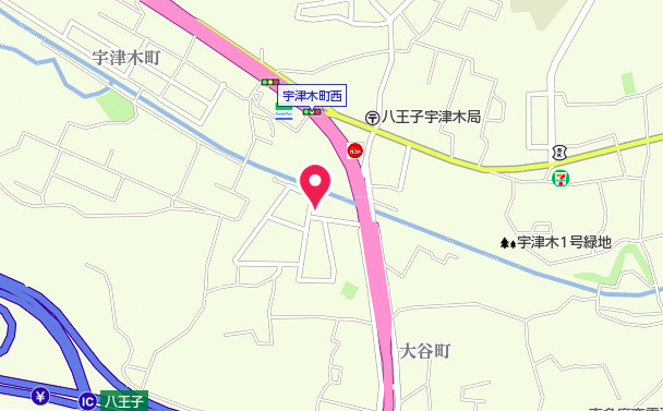 祝　成約済み　八王子市　大谷町　新築戸建て　６期の地図|～仲介手数料無料☆八王子ひなた不動産～　八王子市大谷町　新築戸建て