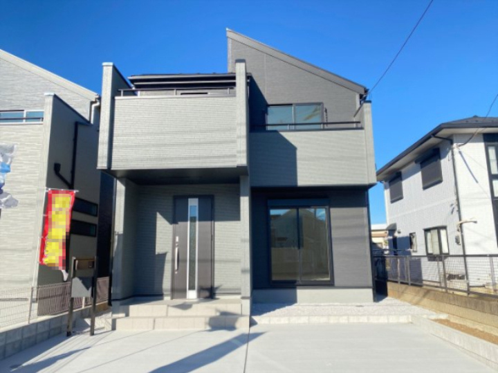 祝　成約済み　八王子市　大谷町　新築戸建て　６期の外観|～仲介手数料無料☆八王子ひなた不動産～　八王子市大谷町　新築戸建て
