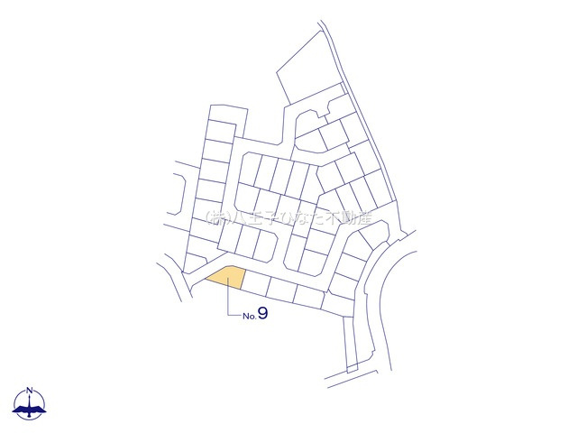 『八王子市土地』八王子市中山500【仲介手数料無料】の区画図|～仲介手数料無料☆八王子ひなた不動産～八王子市中山　売地