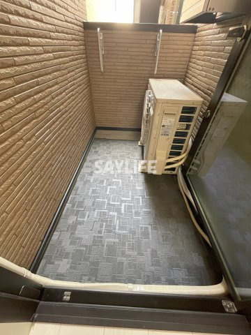 ハーモニーテラス東中川のバルコニー