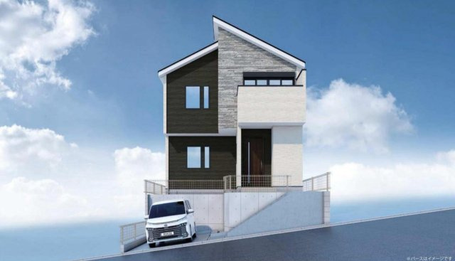 横浜市旭区南希望が丘 新築戸建て【仲介手数料無料】の外観パース