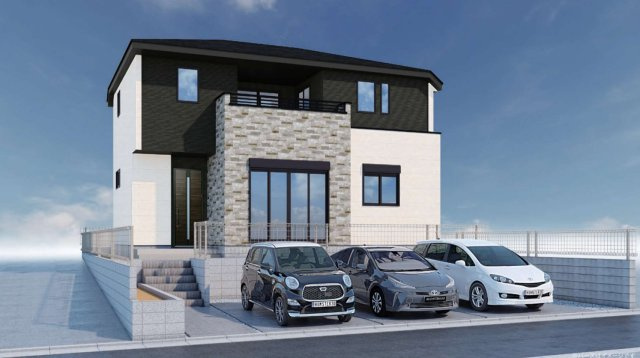 横浜市戸塚区上矢場町 新築戸建て【仲介手数料無料】カースペース3台