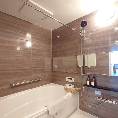 グランドメゾン朝比奈の浴室|浴室換気乾燥機付きのユニットバスです