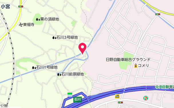 祝：成約済み　八王子市　石川町　中古戸建ての地図|～仲介手数料無料☆八王子ひなた不動産～　八王子市〇〇町　中古戸建て