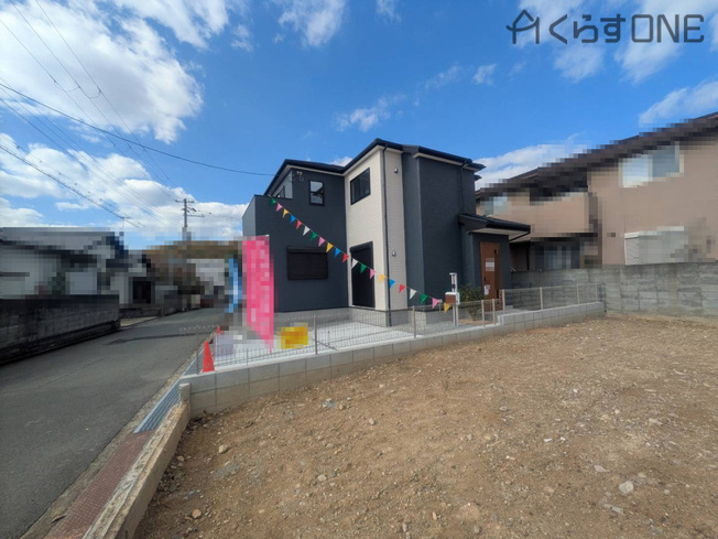 【前面道路含む現地写真】 | 姫路市第1西夢前台／全1棟