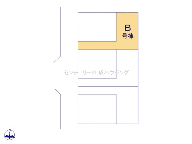 【区画図】 | ハートフルタウン　あきる野市秋留3丁目　新築　全6棟　B号棟 | 全体区画図