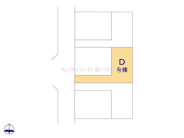 【区画図】 | ハートフルタウン　あきる野市秋留3丁目　新築　全6棟　D号棟 | 全体区画図