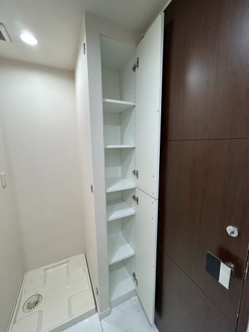 ファーストリアルタワー新宿の収納|洗面所収納