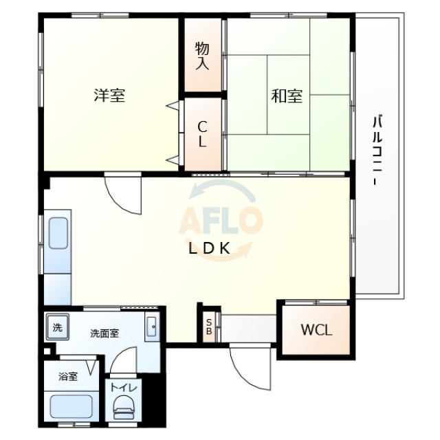 横山ビルの間取り|横山ビル　間取り