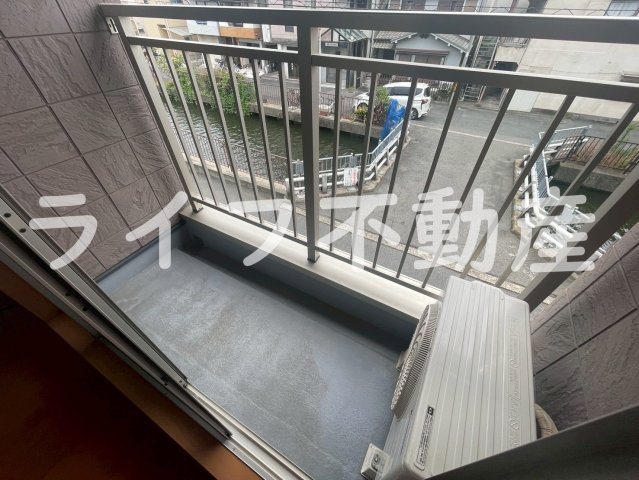 サニーコートオオクボのバルコニー|落ち着いた時間を過ごせるバルコニーです