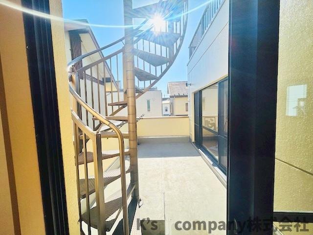 ●茅ヶ崎市浜之郷　中古戸建のバルコニー|広々としたワイドバルコニー☆