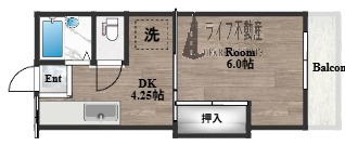 レジェンド小阪の間取り