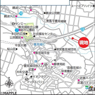 【地図】 | 豊見城市饒波（全3棟）ラスト2号棟 | 地図♪