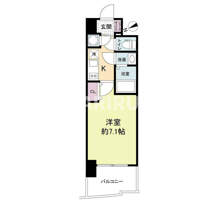 セレニテ京橋クレアの間取り