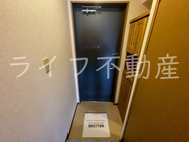 ヌカタハーモニアの玄関|収納もある玄関です