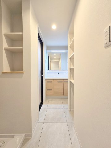 サンクレイドル羽村リヴィエールの洗面所