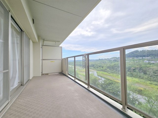 サンクレイドル羽村リヴィエールのバルコニー