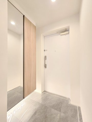 サンクレイドル羽村リヴィエールの玄関