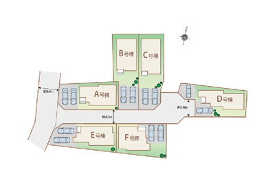 【区画図】 | 沼津市中沢田  新築一戸建て A号棟 | A号棟の区画図です