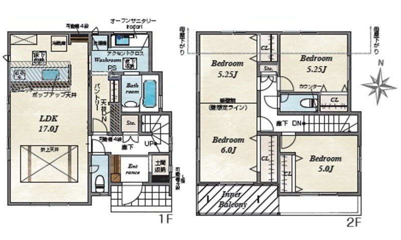 広島市安佐北区口田南４丁目の前面道路含む現地写真