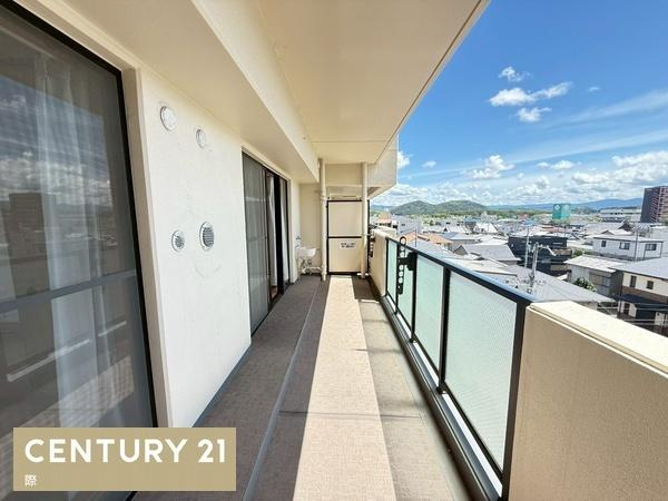 サンセリテ太田のバルコニー