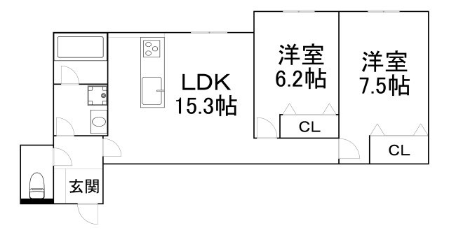 【間取り】 | 堂島レジデンス