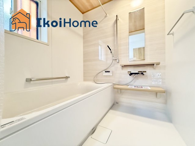 神戸市西区枝吉1丁目　新築戸建の浴室|【ホームページに現地動画掲載中】●年中無休：当日予約可●1坪タイプの広々したユニットバスになります