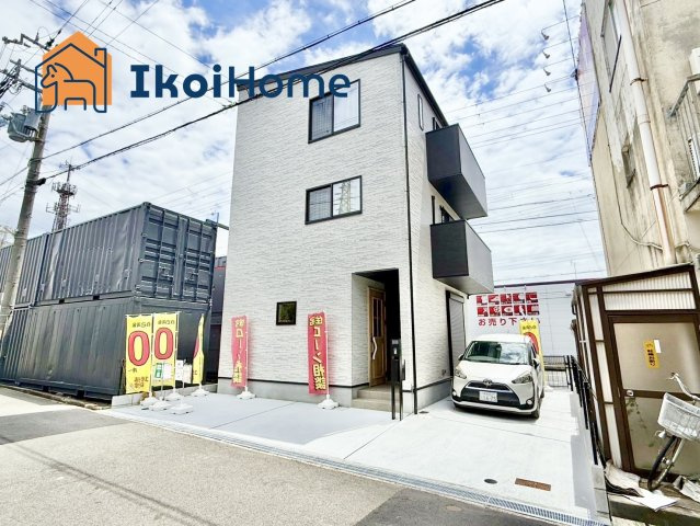 神戸市西区枝吉1丁目　新築戸建の外観|【ホームページに現地動画掲載中】●年中無休：当日予約可●明石駅バス10分！お車2台駐車可能！