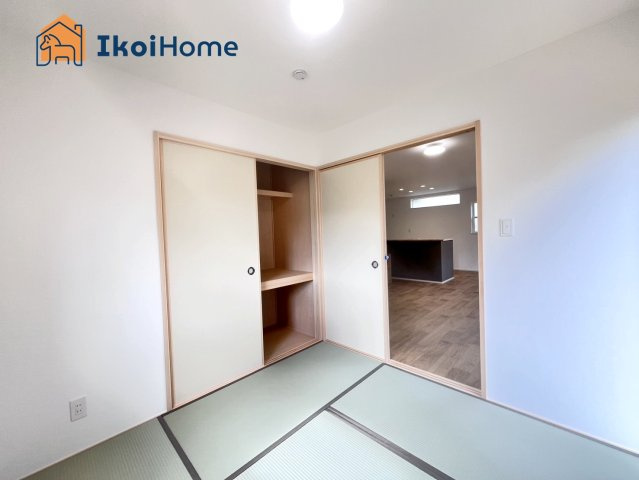 神戸市西区第15桜が丘東町4丁目　新築戸建の内装|【ホームページに現地動画掲載中】●年中無休：当日予約可●和室は音を吸収し、柔らかく転んでも痛くない！