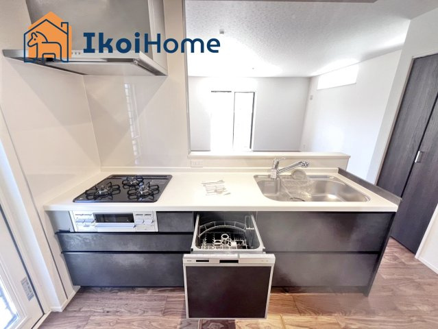 神戸市西区第26狩場台1丁目　2号地　新築戸建てのキッチン|【ホームページに現地動画掲載中】●年中無休：当日予約可●食洗機付きのキッチンになります。