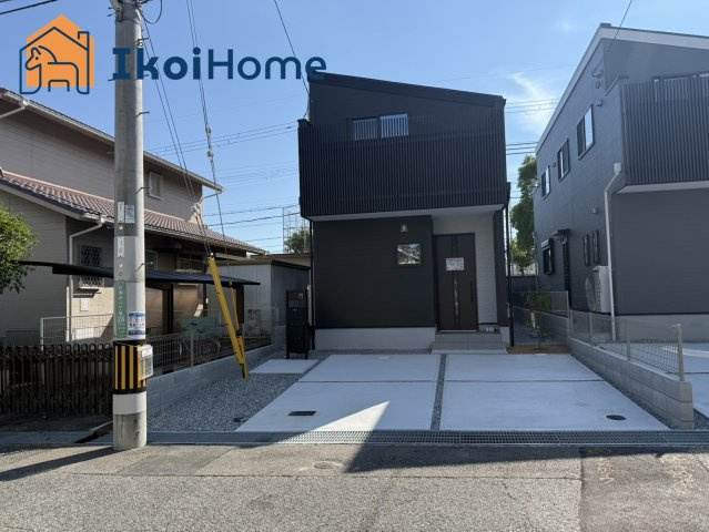 神戸市西区第26狩場台1丁目　2号地　新築戸建ての外観|【ホームページに現地動画掲載中】●年中無休：当日予約可●お車並列2台駐車可！陽当り良好♪小徒歩1分半