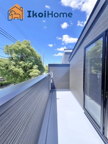 神戸市西区第26狩場台1丁目　2号地　新築戸建てのバルコニー|【ホームページに現地動画掲載中】●年中無休：当日予約可●バルコニーの屋根は８万円から設置できます。