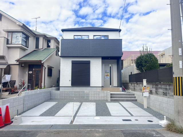 神戸市西区福吉台2期　新築の外観|【ホームページに現地動画掲載中】●年中無休：当日予約可●南向き！駐車スペース2台可能！