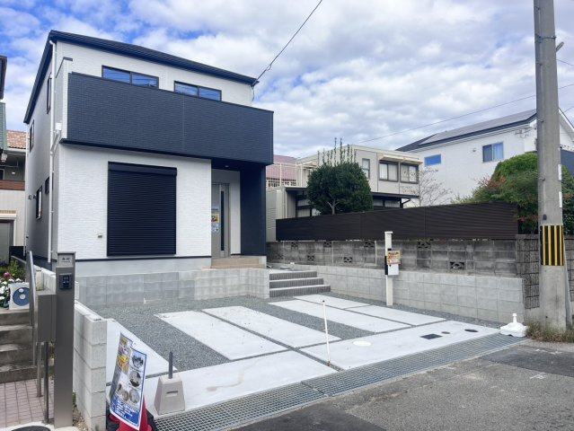 神戸市西区福吉台2期　新築のエントランス|【ホームページに現地動画掲載中】●年中無休：当日予約可●夜間でもご案内可能。いつでも問い合わせ可！