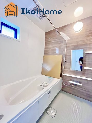 神戸市西区桜が丘東町　新築戸建の浴室|【ホームページに現地動画掲載中】●年中無休：当日予約可●1坪タイプの広々したユニットバスになります