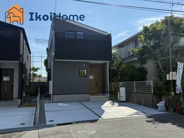 神戸市西区第26狩場台1丁目　1号地　新築戸建ての外観|【ホームページに現地動画掲載中】●年中無休：当日予約可●2台駐車可！陽当り良好♪小学校徒歩1分半！