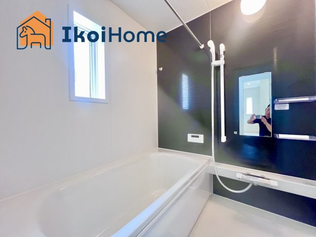 神戸市西区玉津町高津橋第5　2号棟　新築戸建の浴室|【ホームページに現地動画掲載中】●年中無休：当日予約可●1坪タイプの広々したユニットバスになります