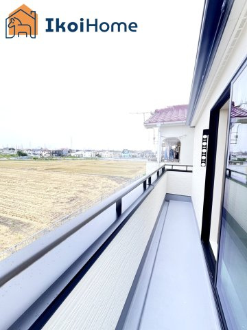 神戸市西区玉津町高津橋2期　新築戸建のバルコニー|【ホームページに現地動画掲載中】●年中無休：当日予約可●陽当り良好バルコニー♪屋根は８万円～設置可！