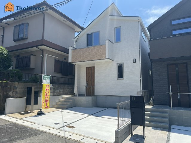 神戸市西区富士見が丘5丁目　新築一戸建　1号地のエントランス|【ホームページに現地動画掲載中】●年中無休：当日予約可●お車並列で2台駐車可能！前面道路ゆったり安心