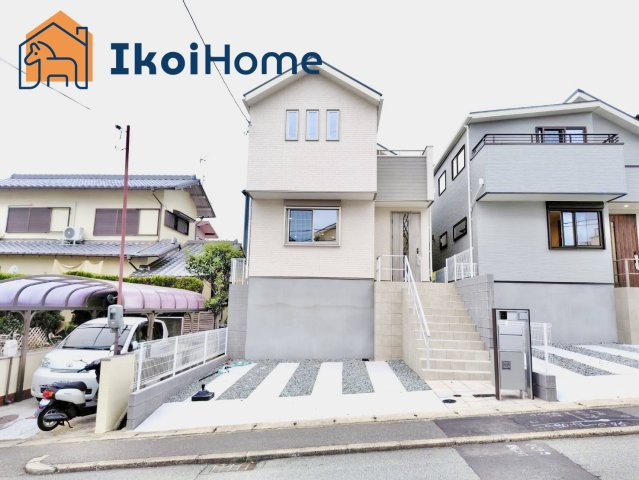 明神戸市西区富士見ヶ丘　1号地　新築の外観|押部谷駅徒歩11分♪ファミリークローゼット、WICがあり収納豊富♪人気な浴室TVや食洗器、乾太付き！