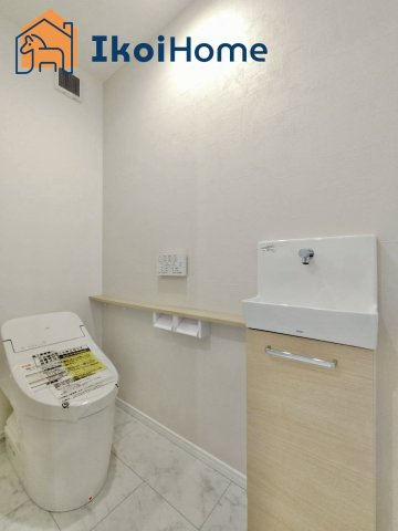 明神戸市西区富士見ヶ丘　2号地　新築のトイレ|【ホームページに現地動画掲載中】●年中無休：当日予約可●各階ウォシュレット、暖房便座が標準装備！