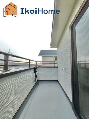 明神戸市西区富士見ヶ丘　2号地　新築のバルコニー|【ホームページに現地動画掲載中】●年中無休：当日予約可●陽当り良好バルコニー♪屋根は８万円～設置可能