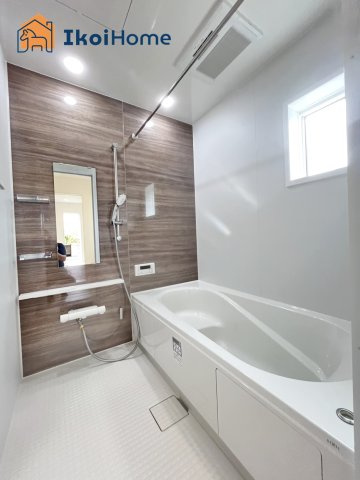 神戸市西区桜が丘西町23-2期　新築戸建の浴室|【ホームページに現地動画掲載中】●年中無休：当日予約可●浴室暖房乾燥機付き。寒い時期や梅雨時期に便利