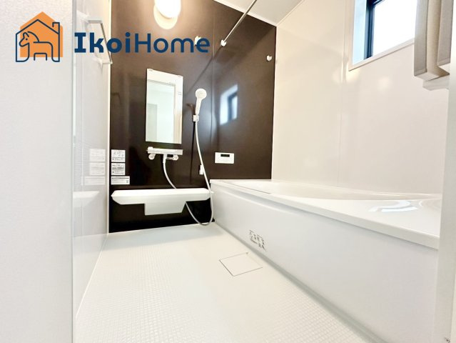 神戸市西区玉津町新方　新築戸建　7号棟の浴室|【ホームページに現地動画掲載中】●年中無休：当日予約可●1坪タイプの広々したユニットバスになります