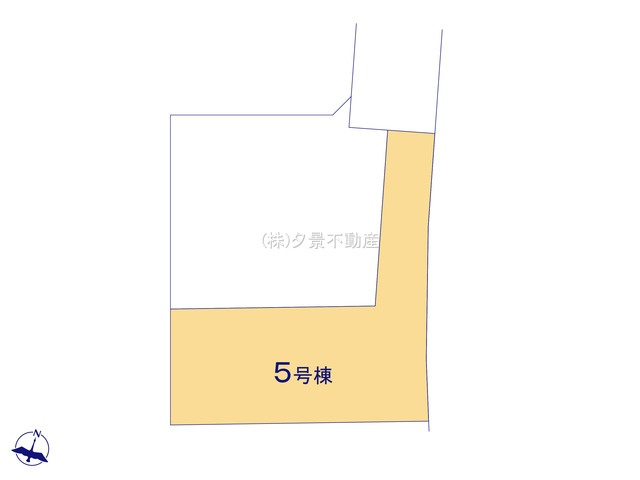 《仲介手数料無料》上尾市大字大谷本郷446(5号棟)新築一戸建てクレイドルガーデンの区画図