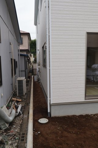 《仲介手数料無料》上尾市大字大谷本郷446(5号棟)新築一戸建てクレイドルガーデンの外観|撮影日 2025年10月21日 15:40 曇り